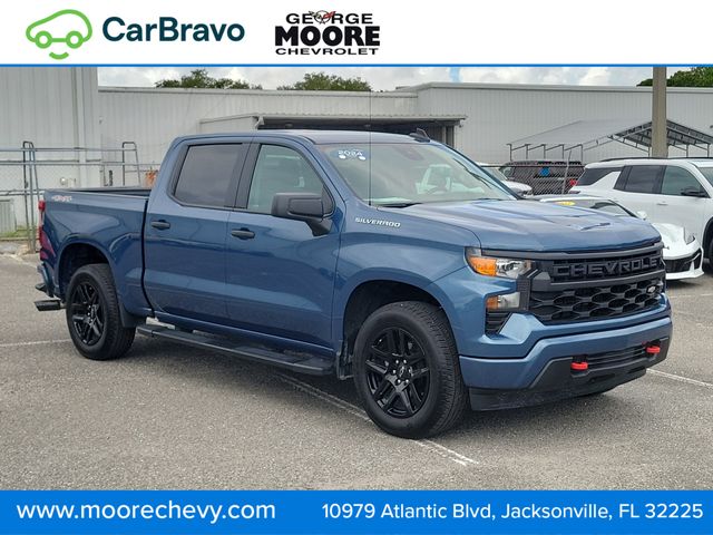 Lakeshore Blue Metallic 2024 Chevrolet Silverado 1500 Pickup Truck Four-Wheel Drive 8-Speed Automatic