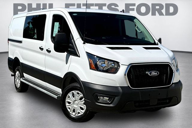 Oxford White 2025 Ford Transit Cargo Van Rear-Wheel Drive