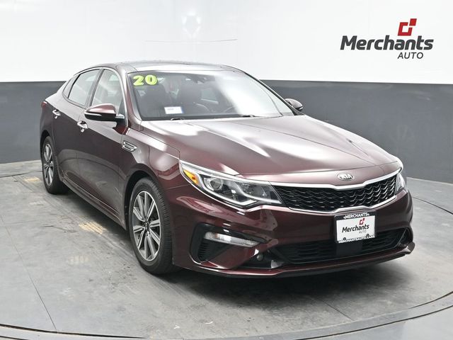 Red (Sangria) 2020 Kia Optima Sedan Front-Wheel Drive 7-Speed Automatic