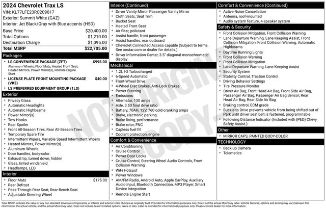 Used 2024 Chevrolet Trax SUV