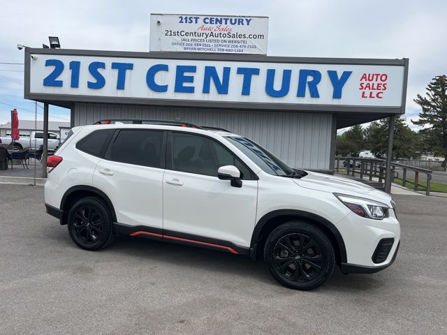 Crystal White Pearl 2019 Subaru Forester 2.5i Sport AWD SUV / Crossover All-Wheel Drive Continuously Variable Transmission