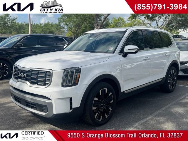 Glacial White Pearl 2023 Kia Telluride SX FWD SUV / Crossover Front-Wheel Drive 8-Speed Automatic