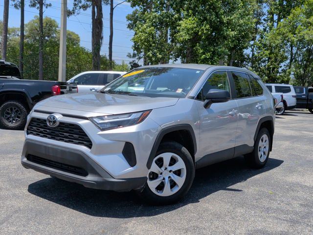 Silver Sky Metallic 2024 Toyota RAV4 LE FWD SUV / Crossover Front-Wheel Drive 8-Speed Automatic