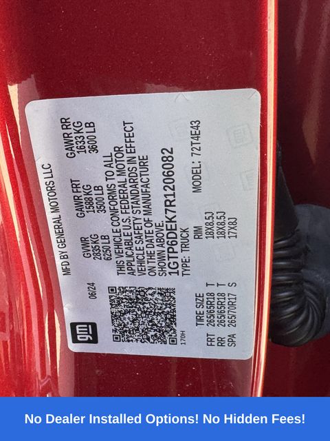 2024 GMC Canyon AT4 Red at Classic Chevrolet Galveston