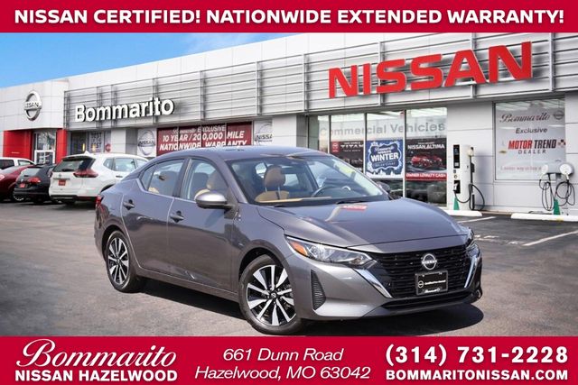 Gray (Gun Metallic) 2025 Nissan Sentra Sedan Front-Wheel Drive Continuously Variable Transmission