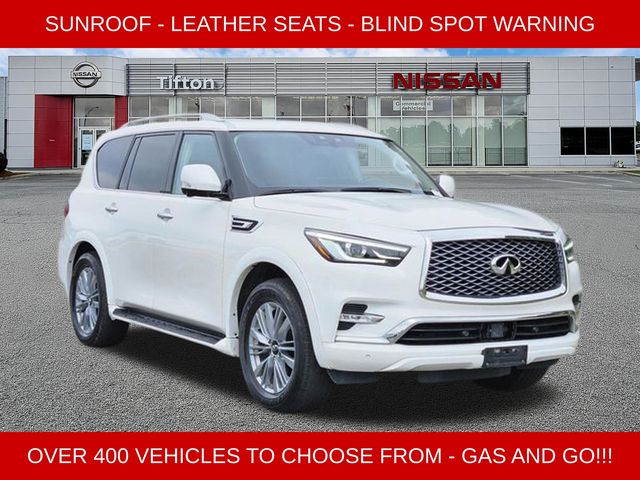 Moonstone 2024 INFINITI QX80 Luxe 4WD SUV / Crossover All-Wheel Drive 7-Speed Automatic