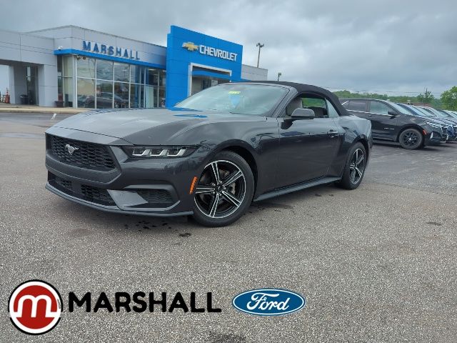Gray Metallic 2024 Ford Mustang Convertible Rear-Wheel Drive Automatic