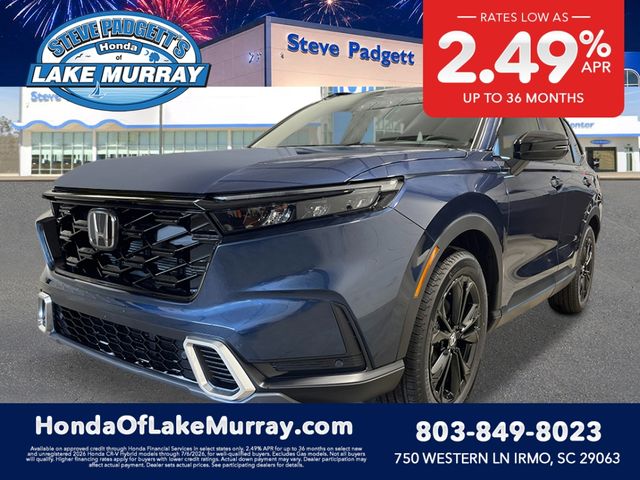 Canyon River Blue Metallic 2026 Honda CR-V Hybrid SUV / Crossover All-Wheel Drive Continuously Variable Transmission