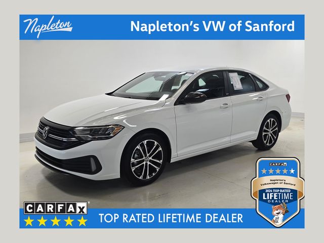 Pure White 2024 Volkswagen Jetta Sedan Front-Wheel Drive 8-Speed Automatic