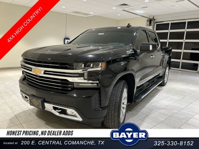 Black 2019 Chevrolet Silverado 1500 Pickup Truck Four-Wheel Drive Automatic