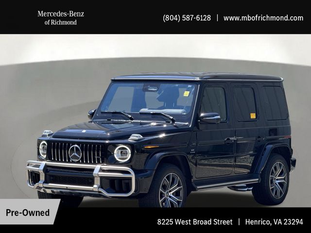 Obsidian Black 2025 Mercedes-Benz G-Class AMG G 63 4MATIC SUV / Crossover All-Wheel Drive 9-Speed Automatic
