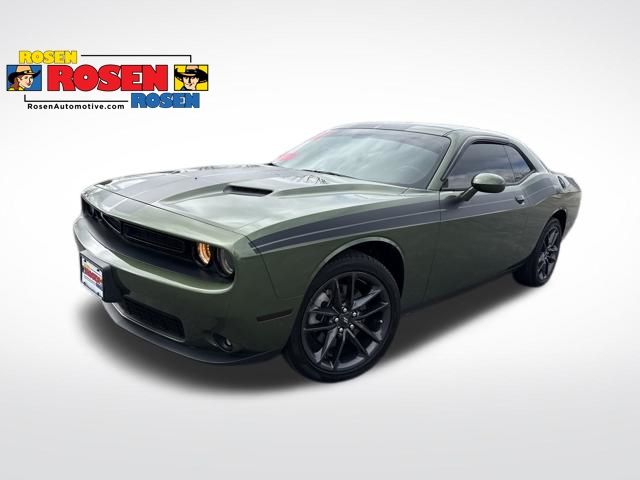 F8 Green 2022 Dodge Challenger SXT AWD Coupe All-Wheel Drive 8-Speed Automatic