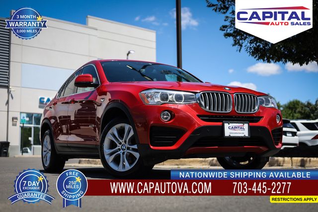Melbourne Red Metallic 2017 BMW X4 SUV / Crossover All-Wheel Drive 8-Speed Automatic