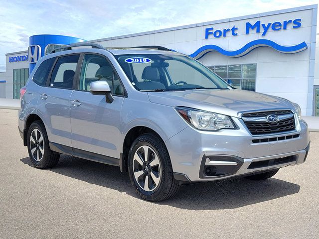 Ice Silver Metallic 2018 Subaru Forester SUV / Crossover All-Wheel Drive Continuously Variable Transmission