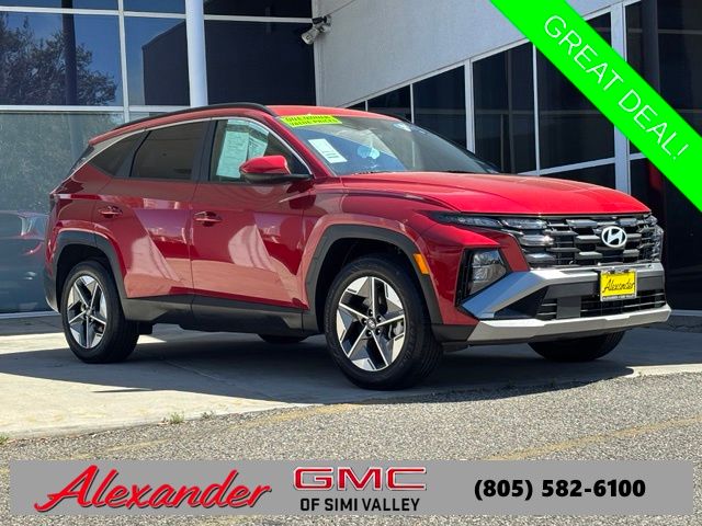 Ultimate Red 2025 Hyundai Tucson SUV / Crossover All-Wheel Drive 8-Speed Automatic