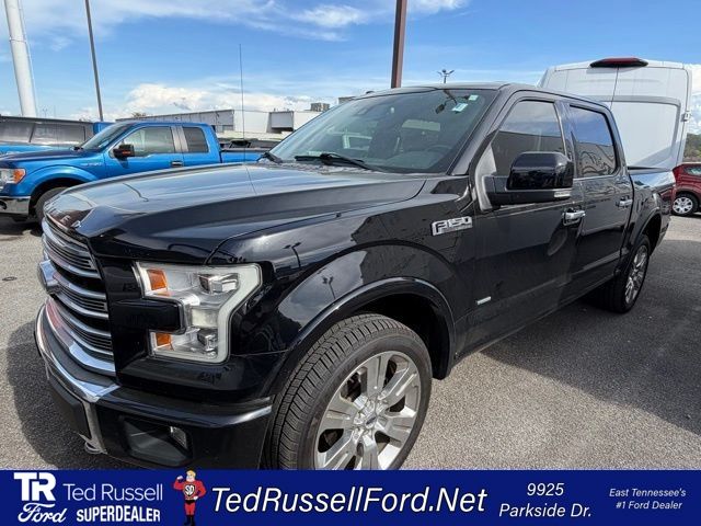 Shadow Black 2017 Ford F-150 Limited SuperCrew 4WD Pickup Truck Four-Wheel Drive Automatic