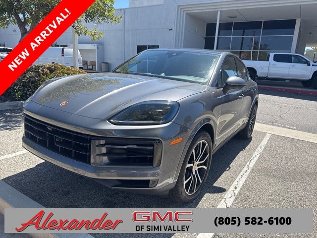 Gray (Quartzite Grey Metallic) 2024 Porsche Cayenne Coupe AWD Coupe All-Wheel Drive 8-Speed Automatic