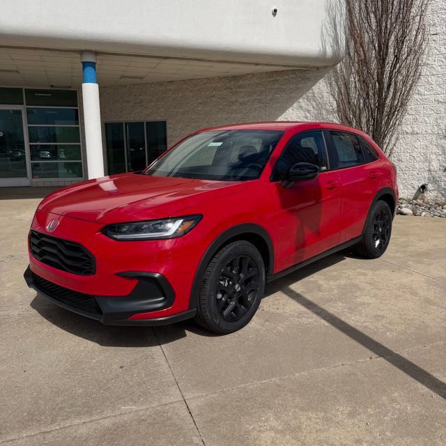 Milano Red 2023 Honda HR-V Sport AWD SUV / Crossover All-Wheel Drive Continuously Variable Transmission