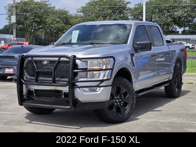 Silver Metallic 2022 Ford F-150 Pickup Truck Four-Wheel Drive Automatic