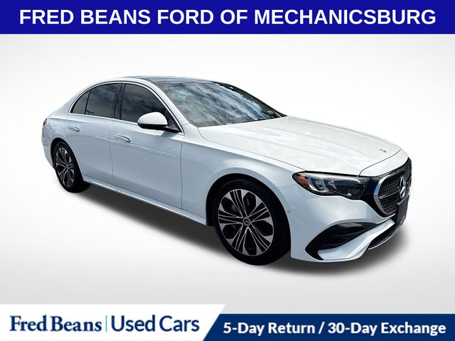 Polar White 2025 Mercedes-Benz E-Class E 450 4MATIC Sedan All-Wheel Drive 9-Speed Automatic