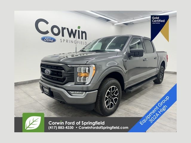 Carbonized Gray Metallic 2023 Ford F-150 XLT SuperCrew 4WD Pickup Truck Four-Wheel Drive Automatic