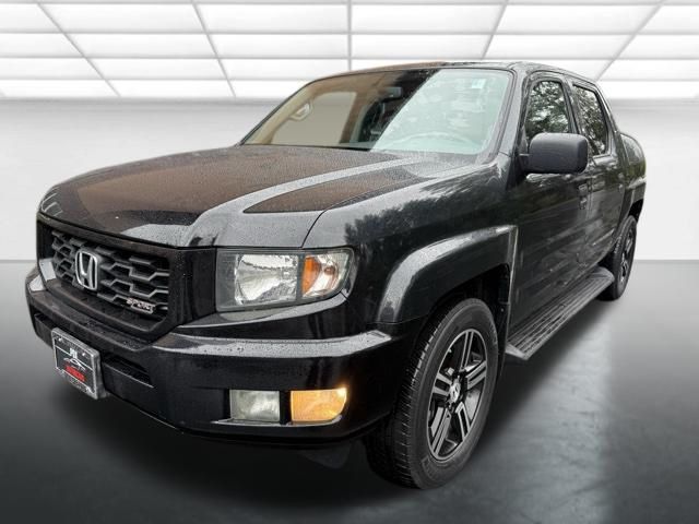 Black 2013 Honda Ridgeline Sport Pickup Truck Four-Wheel Drive 5-Speed Automatic