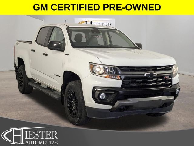 Summit White 2022 Chevrolet Colorado Z71 Crew Cab 4WD Pickup Truck Four-Wheel Drive 8-Speed Automatic