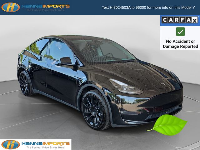Solid Black 2025 Tesla Model Y SUV / Crossover All-Wheel Drive 1-Speed Automatic