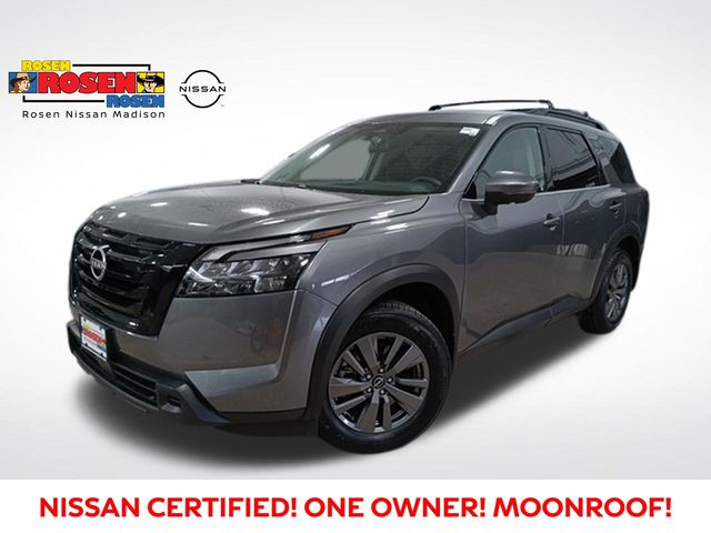Gray (Gun Metallic) 2024 Nissan Pathfinder SV 4WD SUV / Crossover All-Wheel Drive 9-Speed Automatic