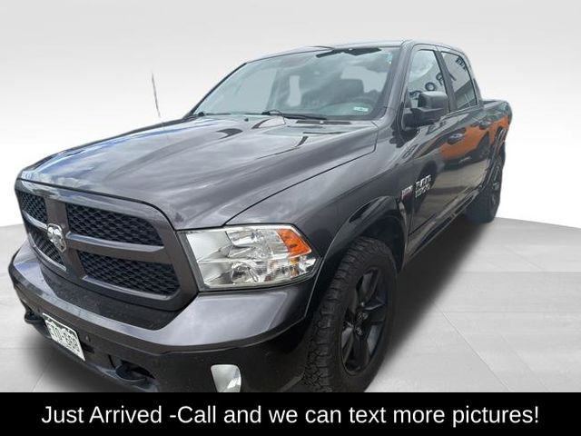 Gray (Granite Crystal Metallic Clearcoat) 2015 RAM 1500 Pickup Truck Four-Wheel Drive 8-Speed Automatic