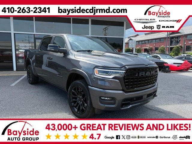 Gray (Granite Crystal Metallic Clearcoat) 2026 RAM 1500 Pickup Truck Four-Wheel Drive 8-Speed Automatic