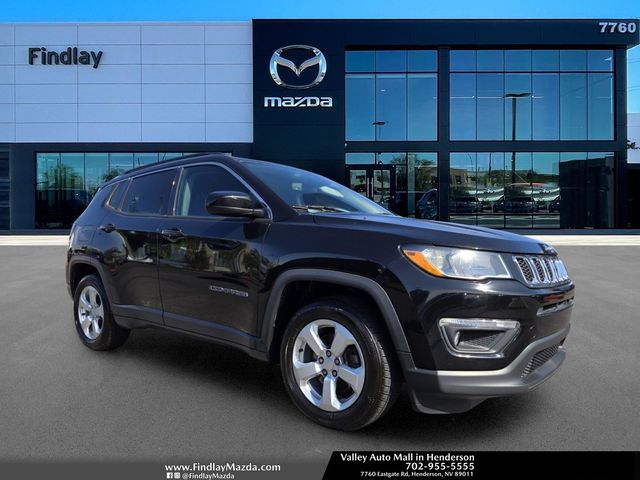 Diamond Black Crystal Pearlcoat 2018 Jeep Compass SUV / Crossover Front-Wheel Drive 6-Speed Automatic