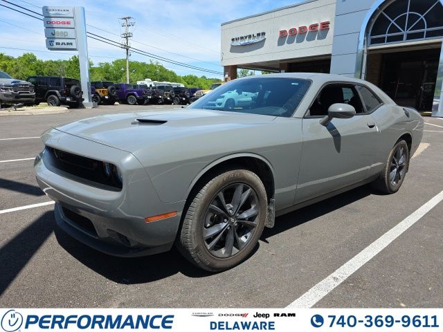 Destroyer Gray Clearcoat 2023 Dodge Challenger SXT AWD Coupe All-Wheel Drive 8-Speed Automatic