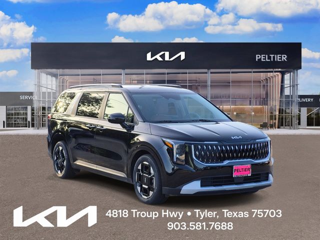 Aurora Black Pearl 2025 Kia Carnival Minivan Front-Wheel Drive 8-Speed Automatic