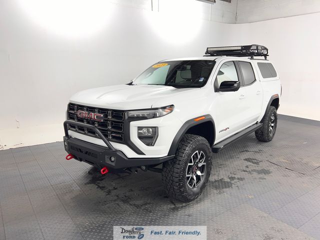 Summit White 2023 GMC Canyon AT4X Crew Cab 4WD Pickup Truck Four-Wheel Drive 8-Speed Automatic