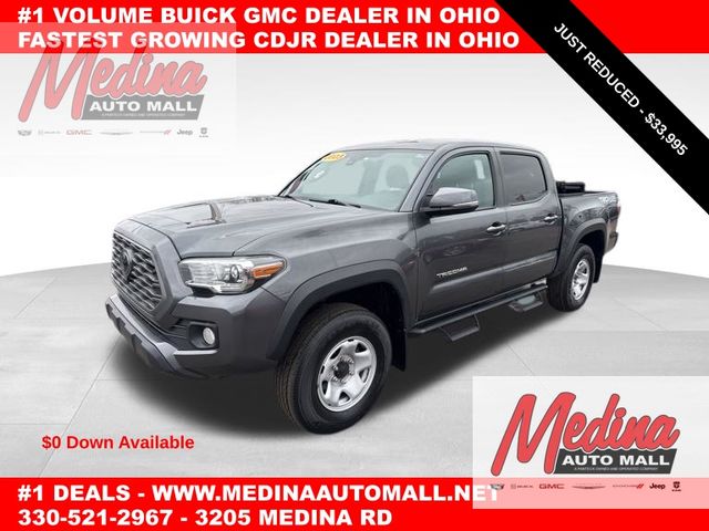 Magnetic Gray Metallic 2023 Toyota Tacoma TRD Off Road Double Cab 4WD Pickup Truck Four-Wheel Drive 6-Speed Automatic