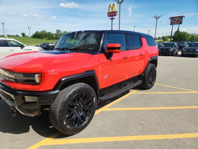 Red 2025 GMC Hummer EV SUV 2X AWD SUV / Crossover All-Wheel Drive 1-Speed Automatic