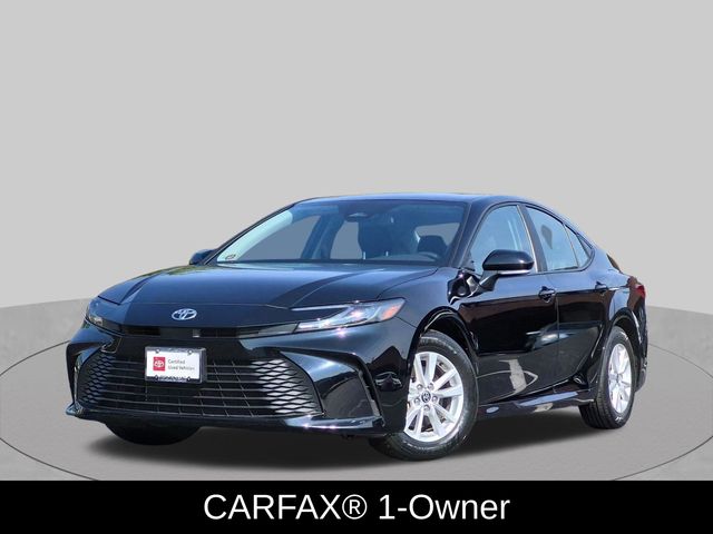 Midnight Black Metallic 2025 Toyota Camry Sedan Front-Wheel Drive Continuously Variable Transmission