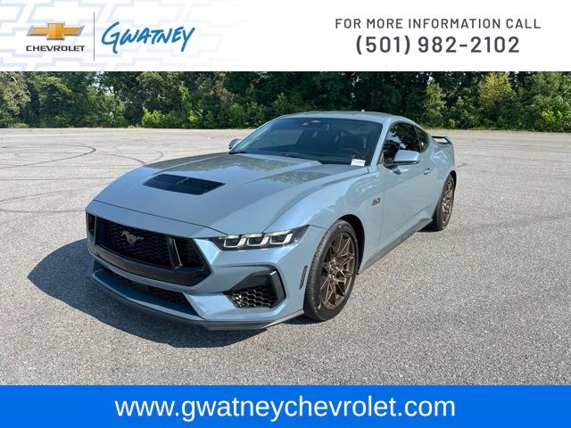 Vapor Blue 2024 Ford Mustang Coupe Rear-Wheel Drive 6-Speed Manual