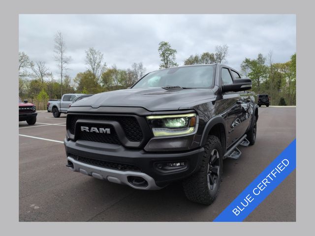 Gray (Granite Crystal Metallic Clearcoat) 2020 RAM 1500 Pickup Truck Four-Wheel Drive 8-Speed Automatic