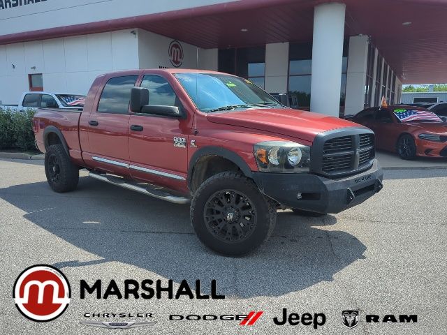 Inferno Red Crystal Pearl 2007 Dodge RAM 2500 Pickup Truck Four-Wheel Drive 6-Speed Automatic
