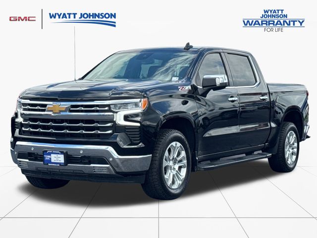 Black 2024 Chevrolet Silverado 1500 Pickup Truck Four-Wheel Drive Automatic