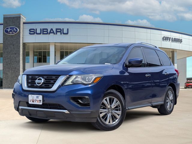 Caspian Blue Metallic 2020 Nissan Pathfinder S FWD SUV / Crossover Front-Wheel Drive Continuously Variable Transmission