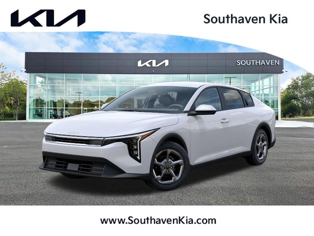 Snow White Pearl 2026 Kia K4 LXS FWD Sedan Front-Wheel Drive Continuously Variable Transmission