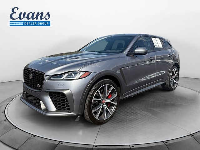 Hakuba Silver 2022 Jaguar F-PACE SVR AWD SUV / Crossover All-Wheel Drive 8-Speed Automatic