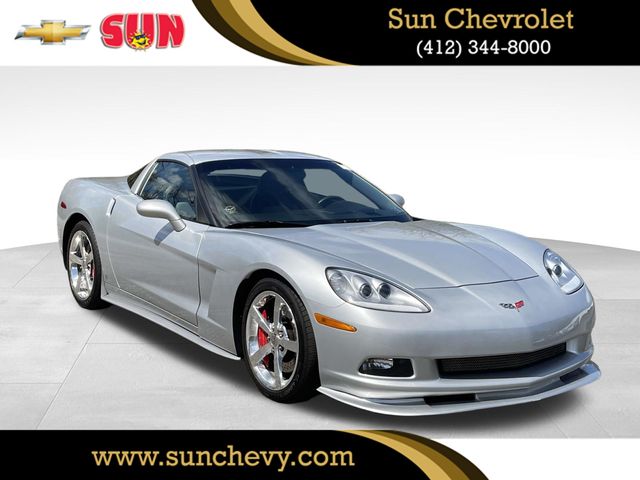 Blade Silver Metallic 2009 Chevrolet Corvette 3LT Coupe RWD Coupe Rear-Wheel Drive 6-Speed Automatic
