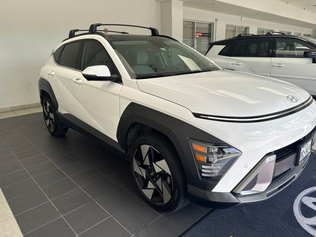 2025 Hyundai Kona Limited White at Baytown Hyundai