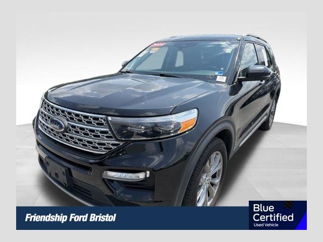 Black Metallic 2022 Ford Explorer SUV / Crossover All-Wheel Drive Automatic