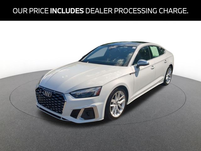 Glacier White Metallic 2021 Audi S5 Sportback Sedan All-Wheel Drive 8-Speed Automatic