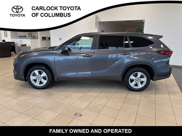 Magnetic Gray Metallic 2023 Toyota Highlander LE FWD SUV / Crossover Front-Wheel Drive 8-Speed Automatic